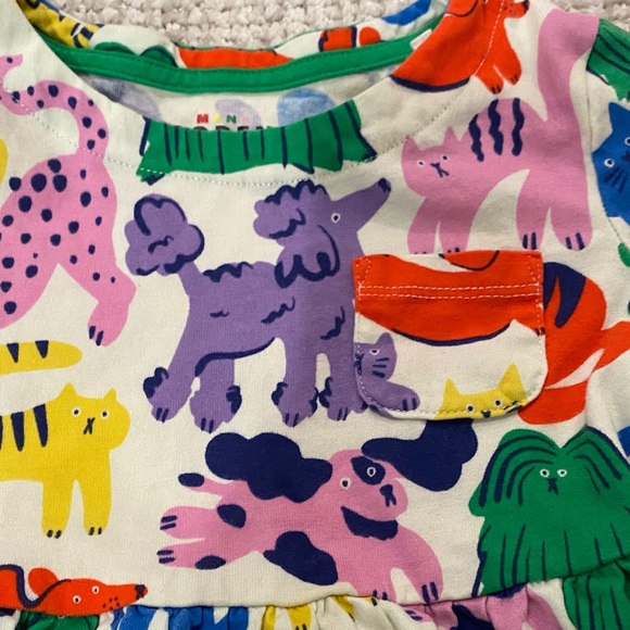 Mini Boden Multicolor Graphic Dress - Picture 4 of 4